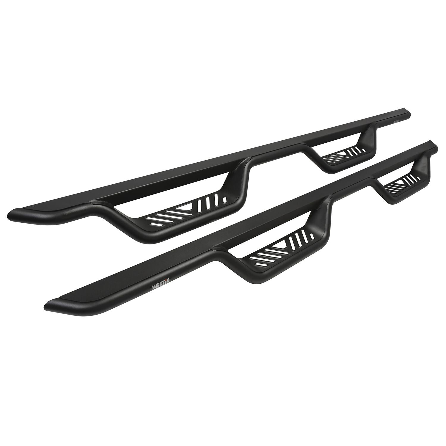 Toyota Tundra 2nd Gen 2007-2021, Westin Outlaw Drop Nerf Step Bars, Crew Cab, Textured Black