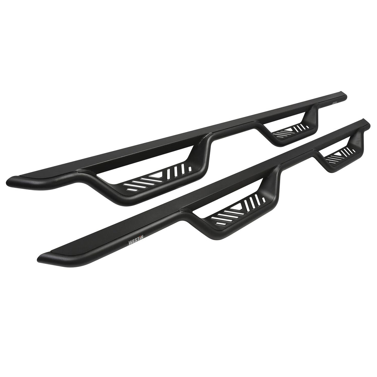 Toyota Tundra 2nd Gen 2007-2021, Westin Outlaw Drop Nerf Step Bars, Crew Cab, Textured Black