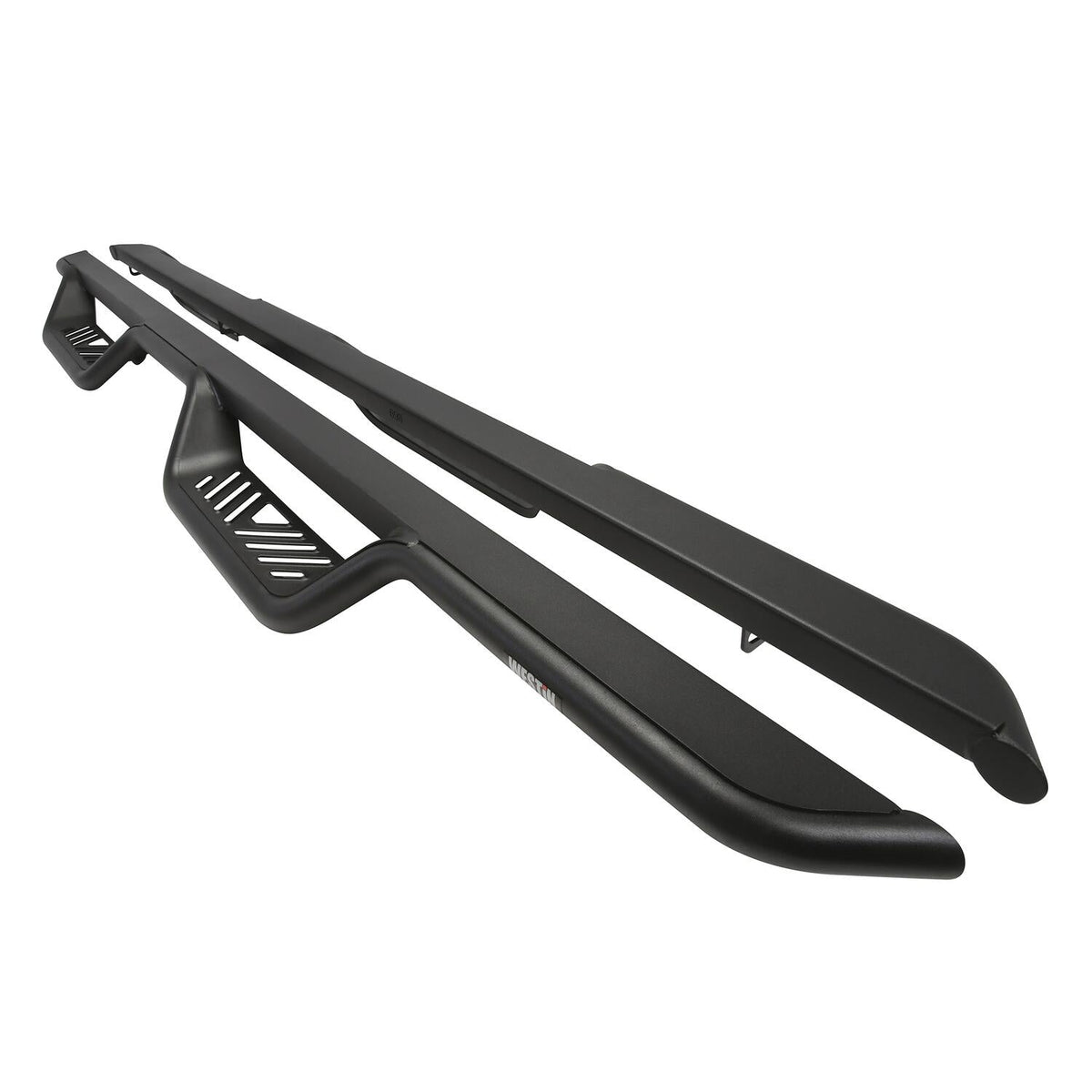 Toyota Tundra 2nd Gen 2007-2021, Westin Outlaw Drop Nerf Step Bars, Crew Cab, Textured Black, view 2