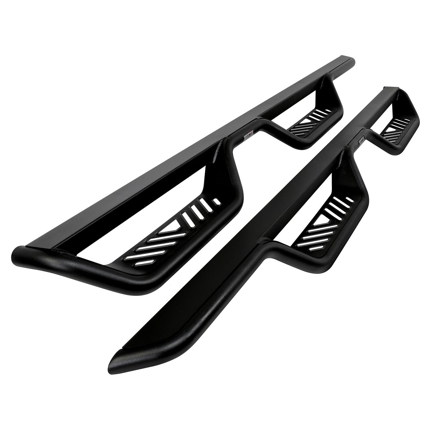 Jeep Wrangler JK Unlimited 2007-2018, Westin Outlaw Drop Nerf Step Bars, 4 Door, Textured Black
