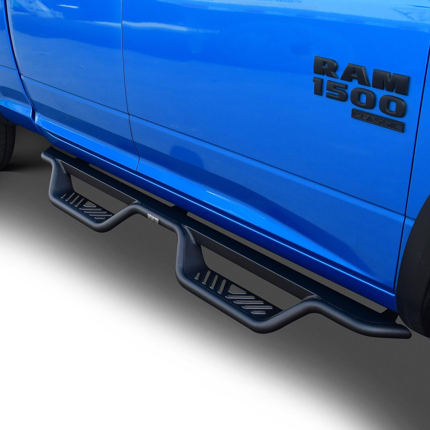 Ram 1500 2009-2018 & Ram 1500 Classic 2019-2024, Westin Outlaw Drop Nerf Step Bars, Extended Cab, Textured Black, view 12