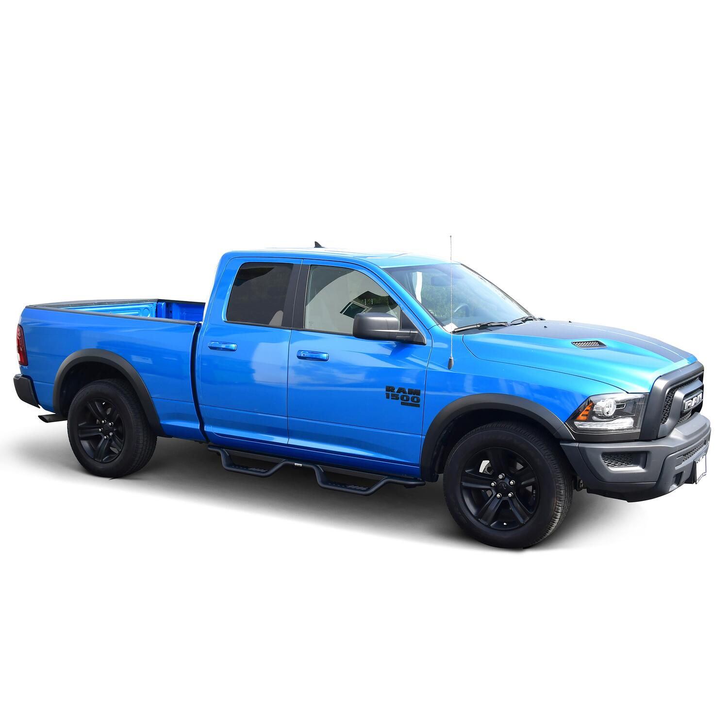 Ram 1500 2009-2018 & Ram 1500 Classic 2019-2024, Westin Outlaw Drop Nerf Step Bars, Extended Cab, Textured Black, view 10