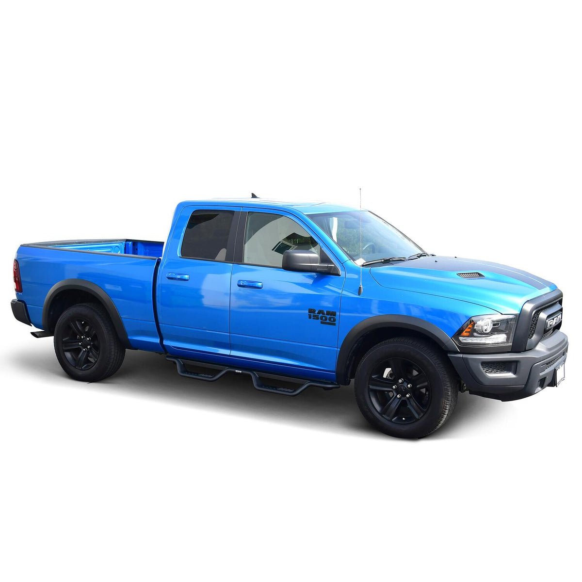 Ram 1500 2009-2018 & Ram 1500 Classic 2019-2024, Westin Outlaw Drop Nerf Step Bars, Extended Cab, Textured Black, view 10