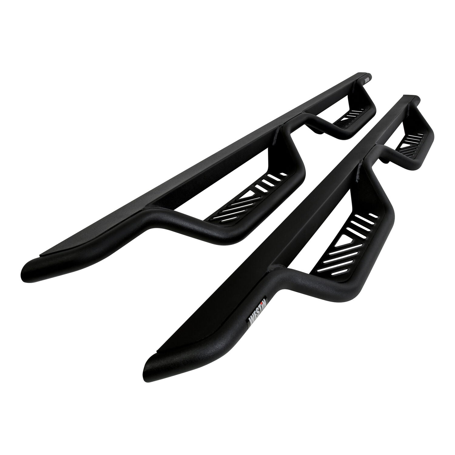 Chevrolet Silverado & GMC Sierra 2014-2019, Westin Outlaw Drop Nerf Step Bars, Extended Cab, Textured Black
