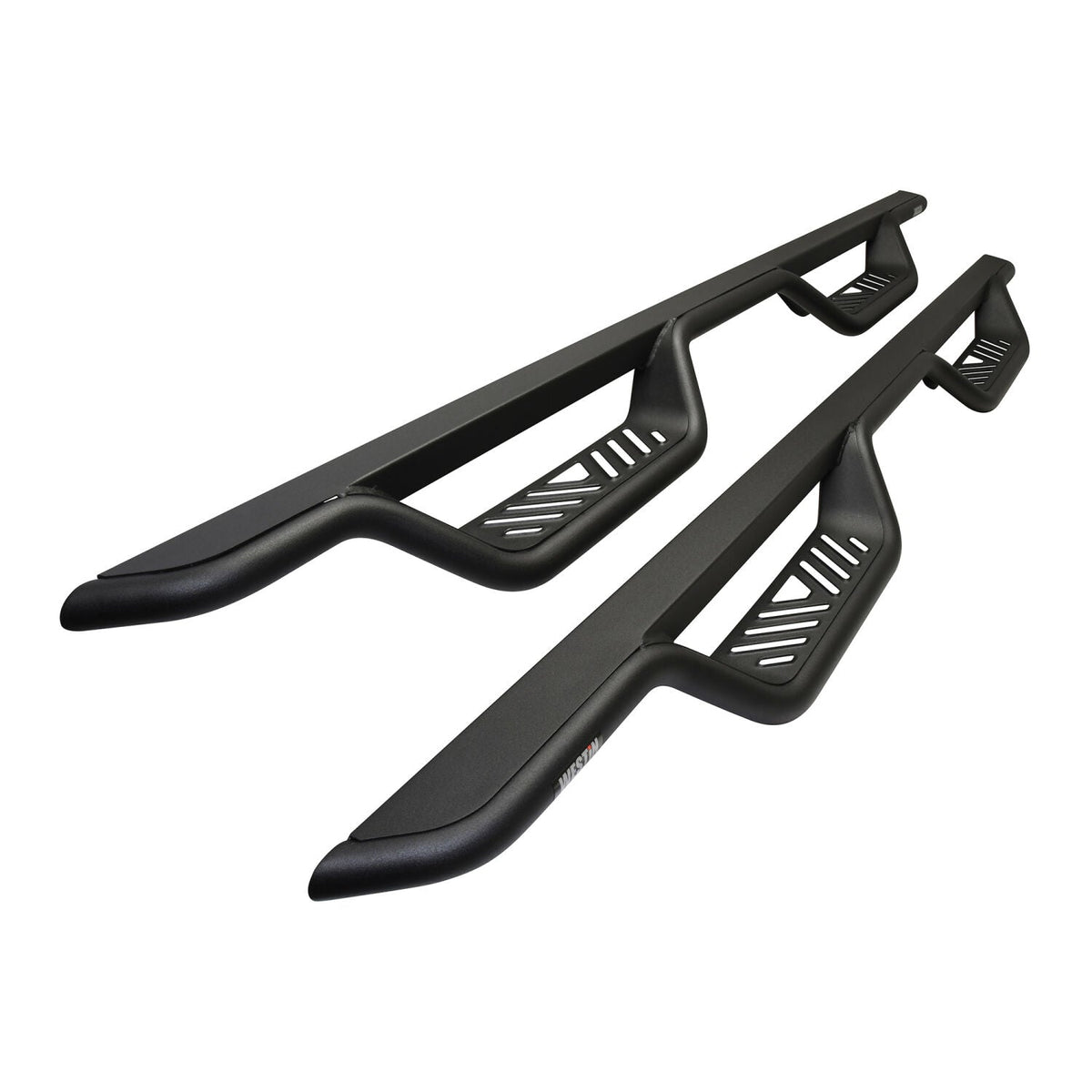 Chevrolet Silverado & GMC Sierra 2014-2019, Westin Outlaw Drop Nerf Step Bars, Crew Cab, Textured Black