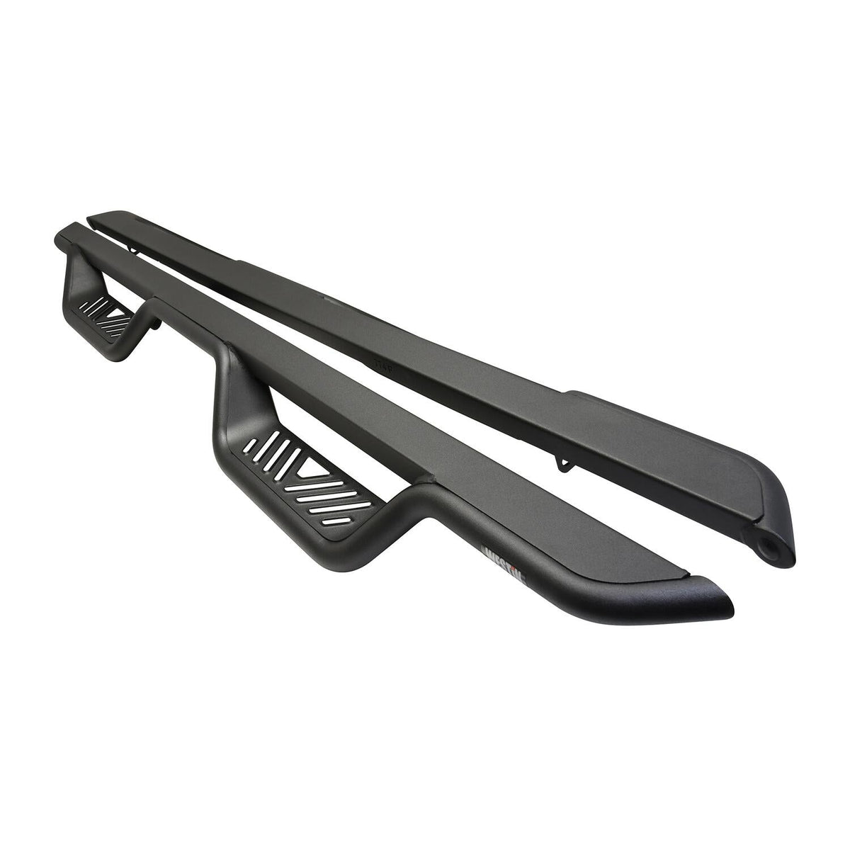 Chevrolet Silverado & GMC Sierra 2014-2019, Westin Outlaw Drop Nerf Step Bars, Crew Cab, Textured Black, view 2