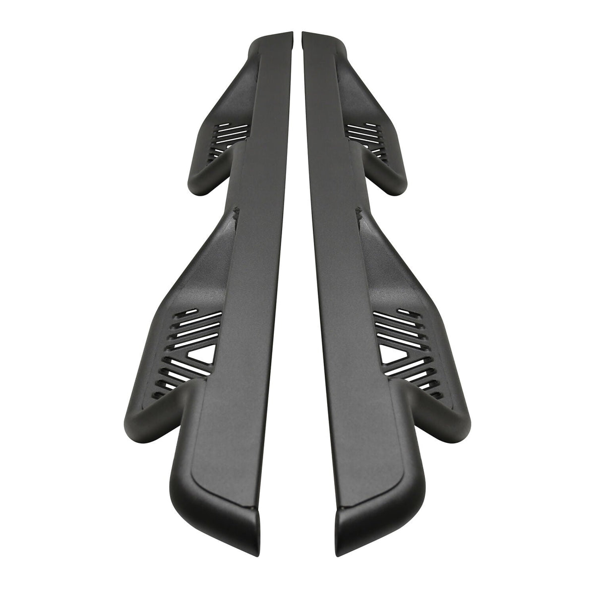 Chevrolet Silverado & GMC Sierra 2014-2019, Westin Outlaw Drop Nerf Step Bars, Crew Cab, Textured Black, view 3