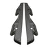 Chevrolet Silverado & GMC Sierra 2014-2019, Westin Outlaw Drop Nerf Step Bars, Crew Cab, Textured Black, view 3