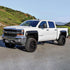 Chevrolet Silverado & GMC Sierra 2014-2019, Westin Outlaw Drop Nerf Step Bars, Crew Cab, Textured Black, view 9