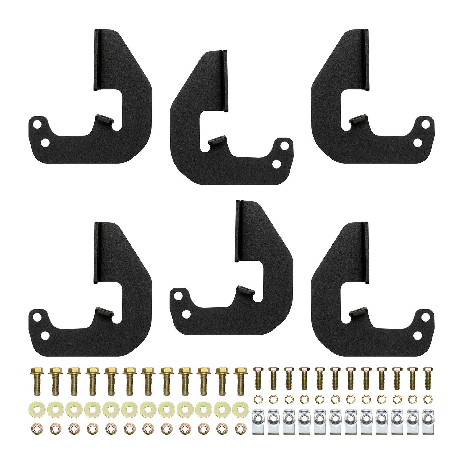 Chevrolet Silverado & GMC Sierra 2014-2019, Westin Outlaw Drop Nerf Step Bars, Crew Cab, Textured Black, view 4
