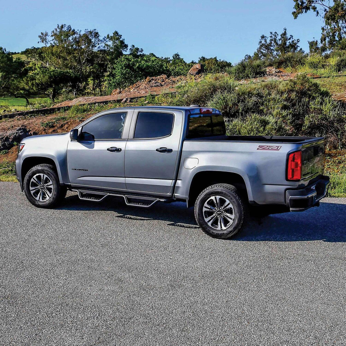 Chevrolet Colorado & GMC Canyon 2015-2026 Crew Cab, Westin Outlaw Drop Nerf Step Bars, Textured Black, view 11