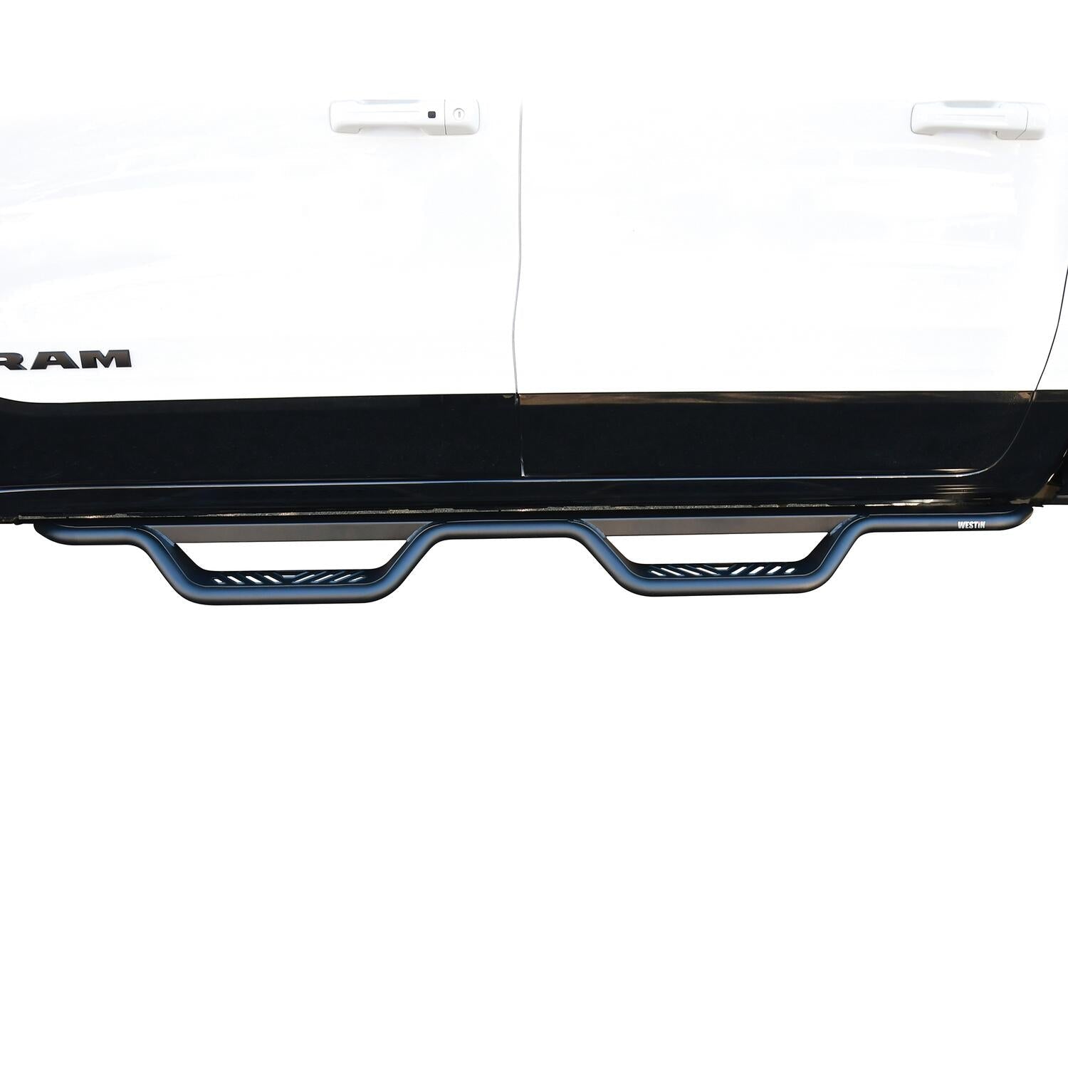 Ram 1500 2019-2026 Crew Cab, Westin Outlaw Drop Nerf Step Bars, Textured Black, view 10