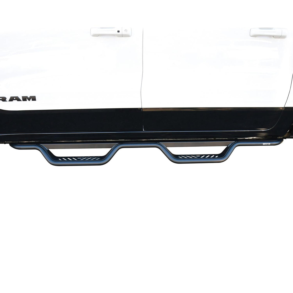 Ram 1500 2019-2026 Crew Cab, Westin Outlaw Drop Nerf Step Bars, Textured Black, view 10