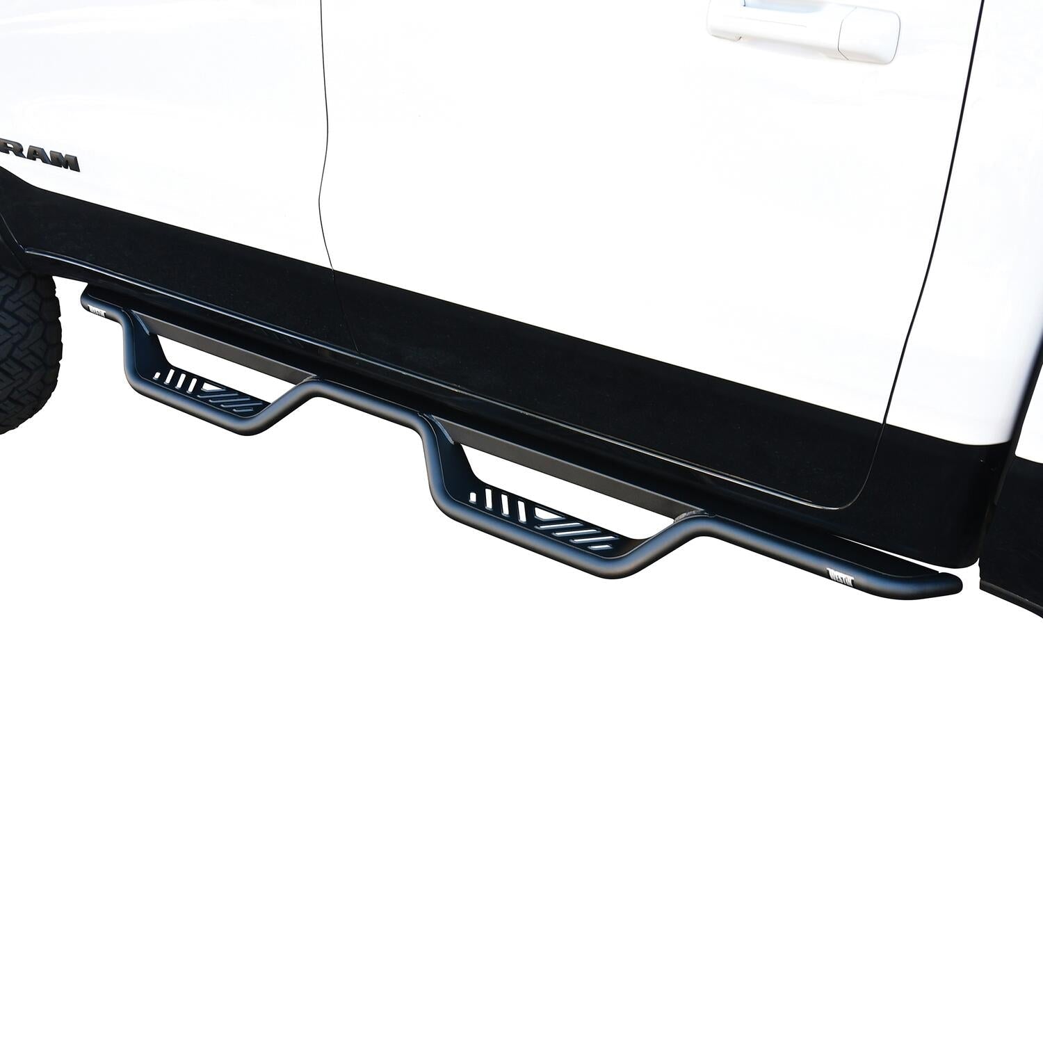 Ram 1500 2019-2026 Crew Cab, Westin Outlaw Drop Nerf Step Bars, Textured Black, view 11
