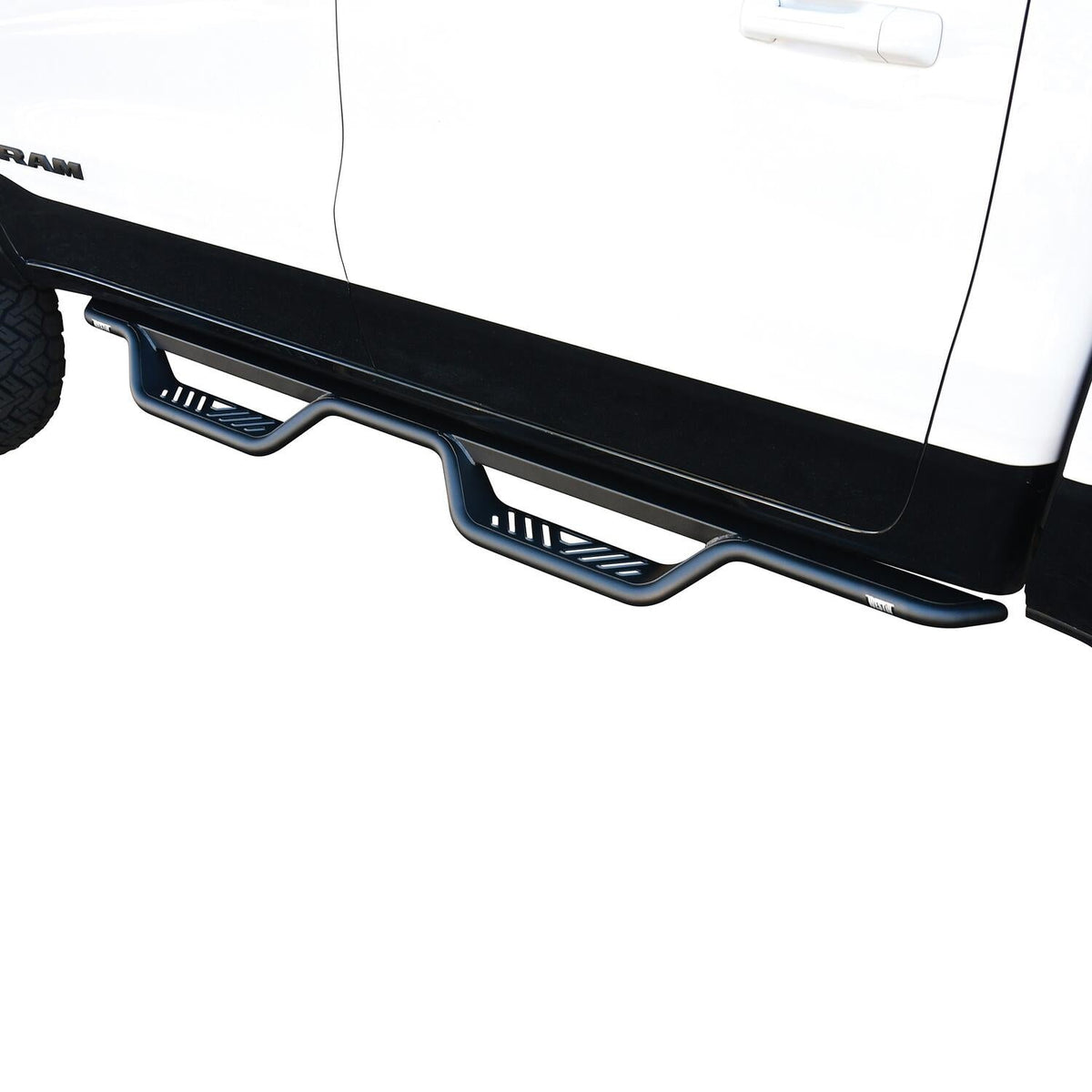 Ram 1500 2019-2026 Crew Cab, Westin Outlaw Drop Nerf Step Bars, Textured Black, view 11