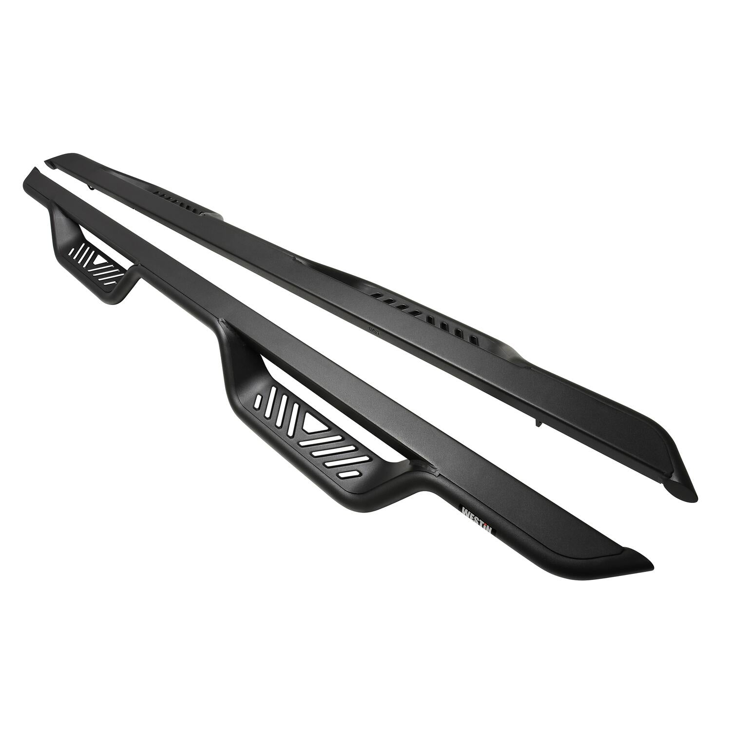 Chevrolet Silverado 1500 & GMC Sierra 1500 2019-2026 & 2500 HD/3500 HD 2020-2026 Crew Cab, Westin Outlaw Drop Nerf Step Bars, Textured Black, view 2