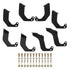 Toyota Tundra 3rd Gen 2022-2026 Crew Cab, Westin Outlaw Drop Nerf Step Bars, Textured Black, view 5
