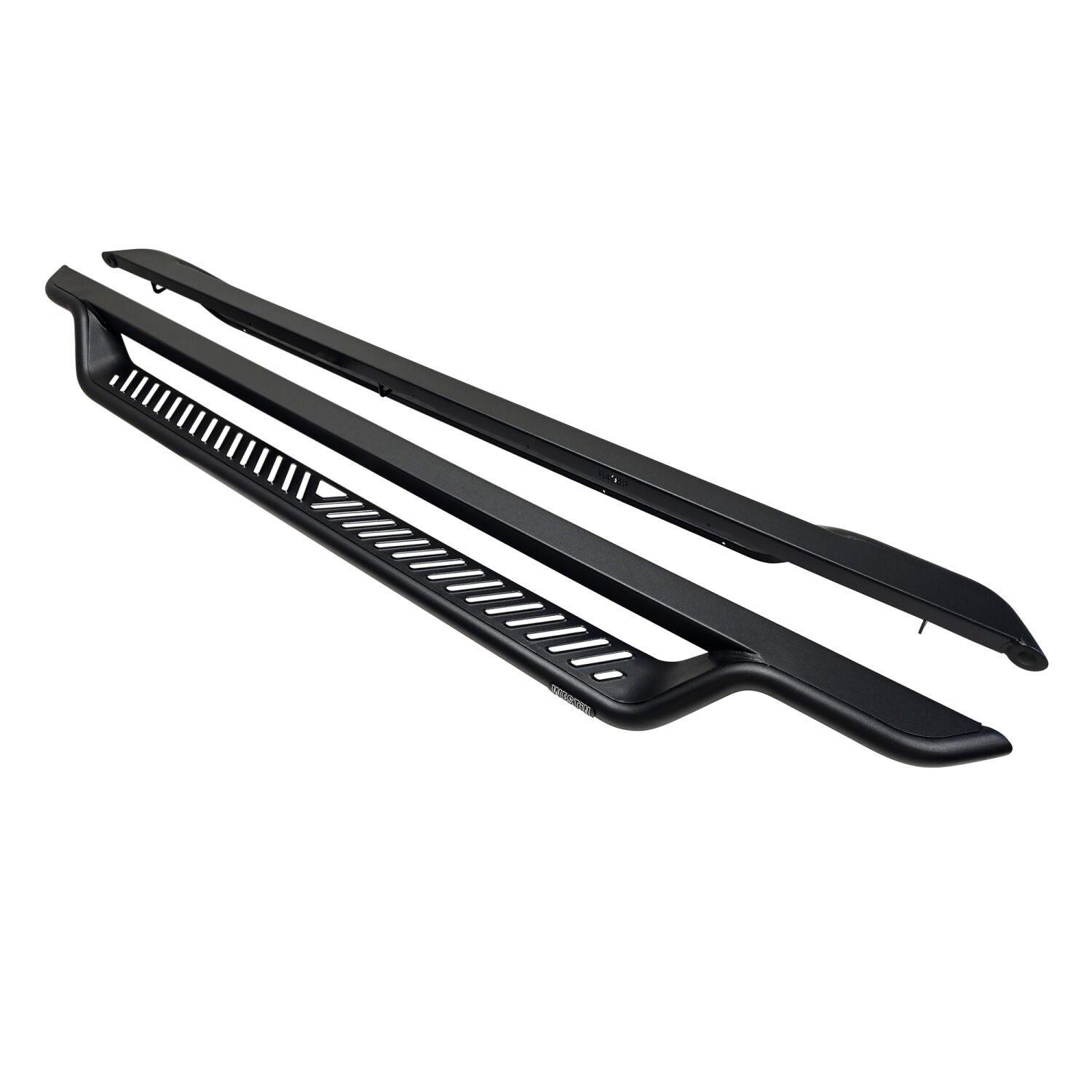 Toyota Tacoma 2005-2023 Crew Cab, Westin Outlaw Drop Running Boards, Textured Black, view 2