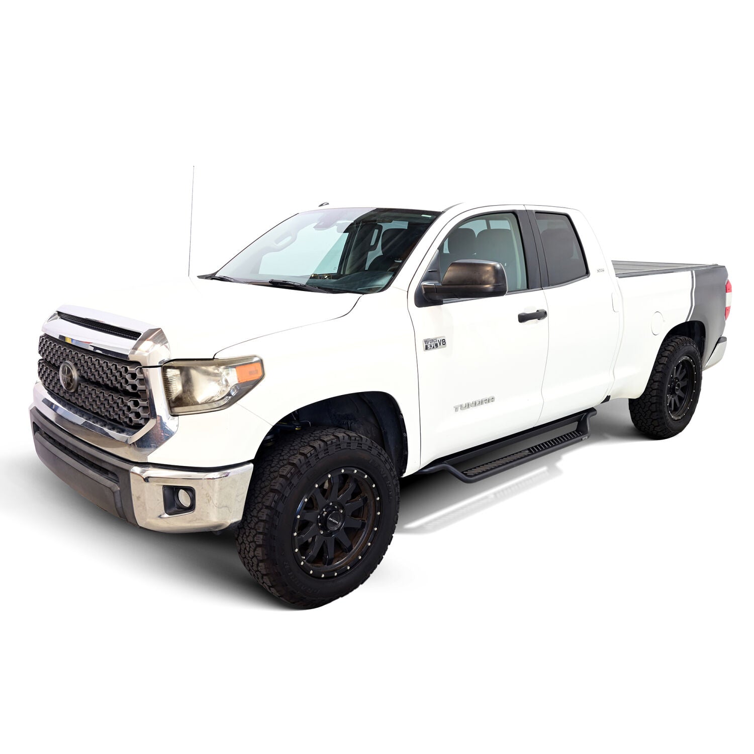 Toyota Tundra 2nd Gen 2007-2021 Extended Cab, Westin Outlaw Drop Running Boards, Textured Black, view 13