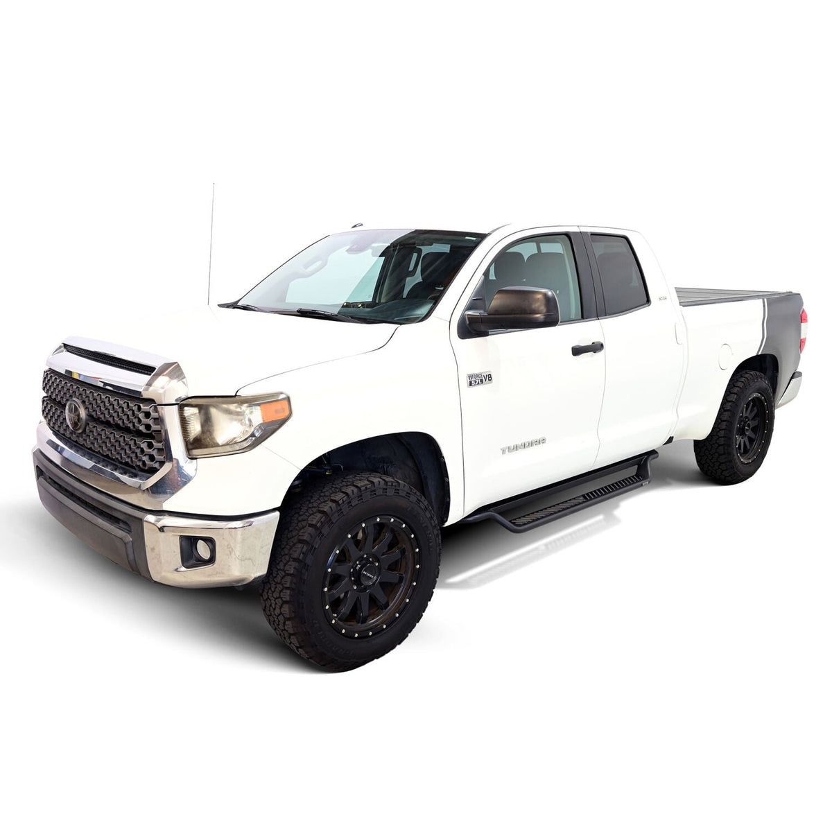 Toyota Tundra 2nd Gen 2007-2021 Extended Cab, Westin Outlaw Drop Running Boards, Textured Black, view 13