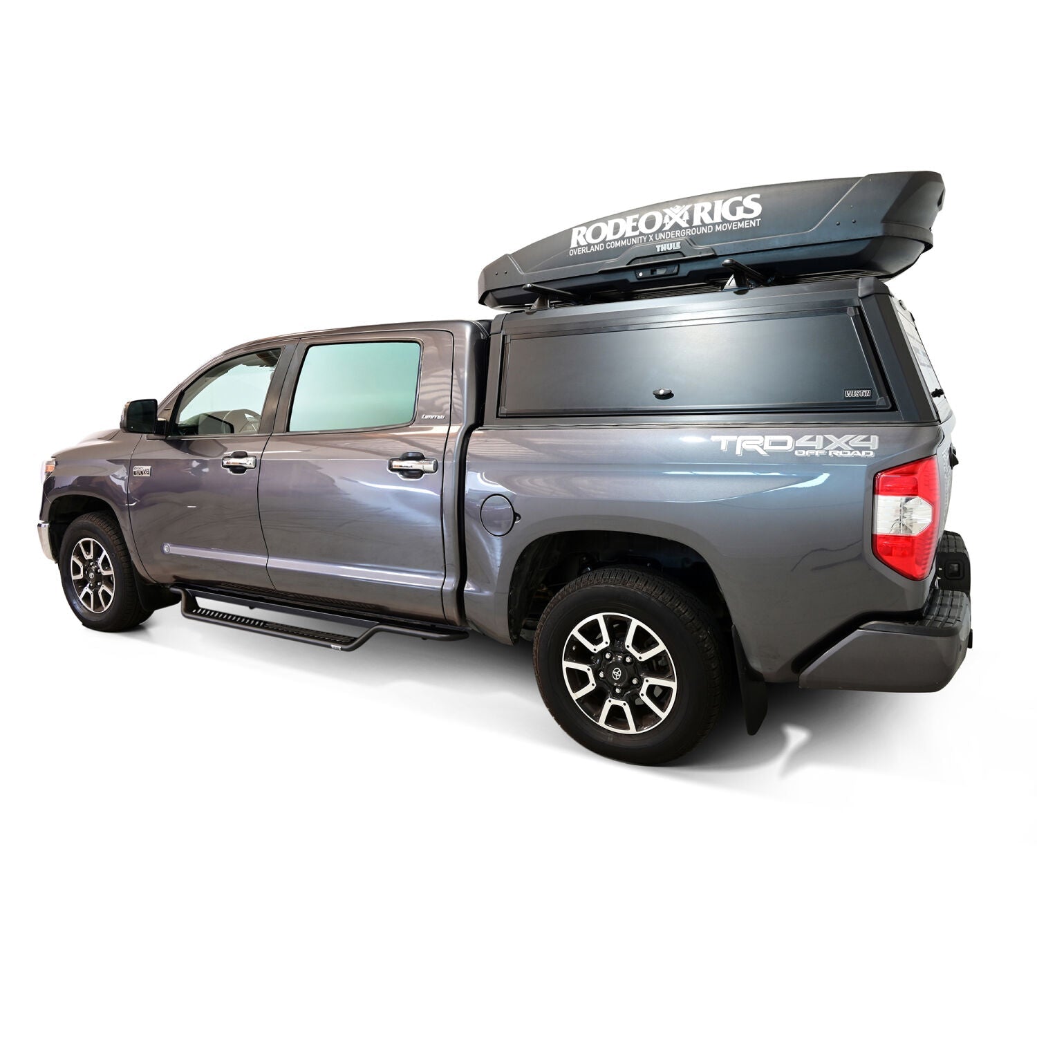 Toyota Tundra 2nd Gen 2007-2021 Crew Cab, Westin Outlaw Drop Running Boards, Textured Black, view 14
