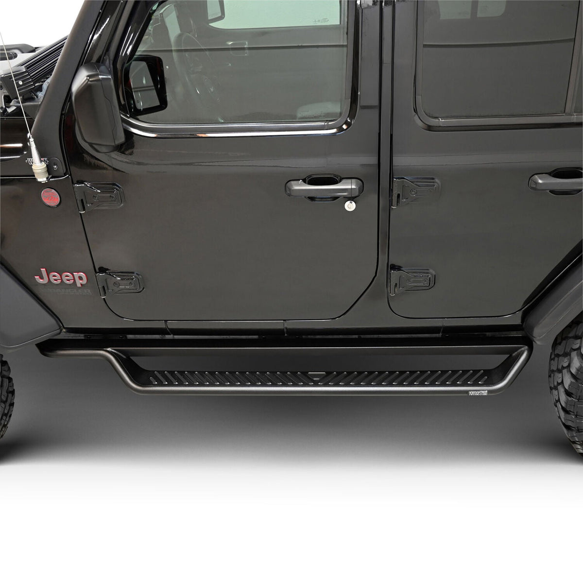Jeep Wrangler JL 2018-2026 4-Door, Westin Outlaw Drop Running Boards, Textured Black, view 10