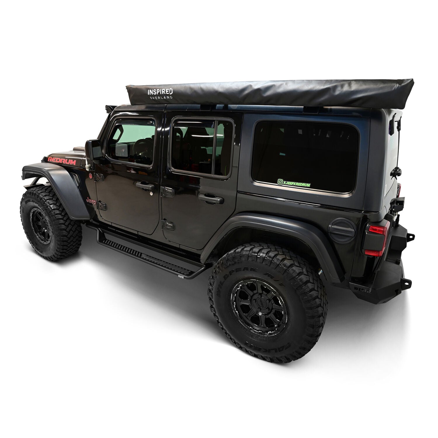 Jeep Wrangler JL 2018-2026 4-Door, Westin Outlaw Drop Running Boards, Textured Black, view 13