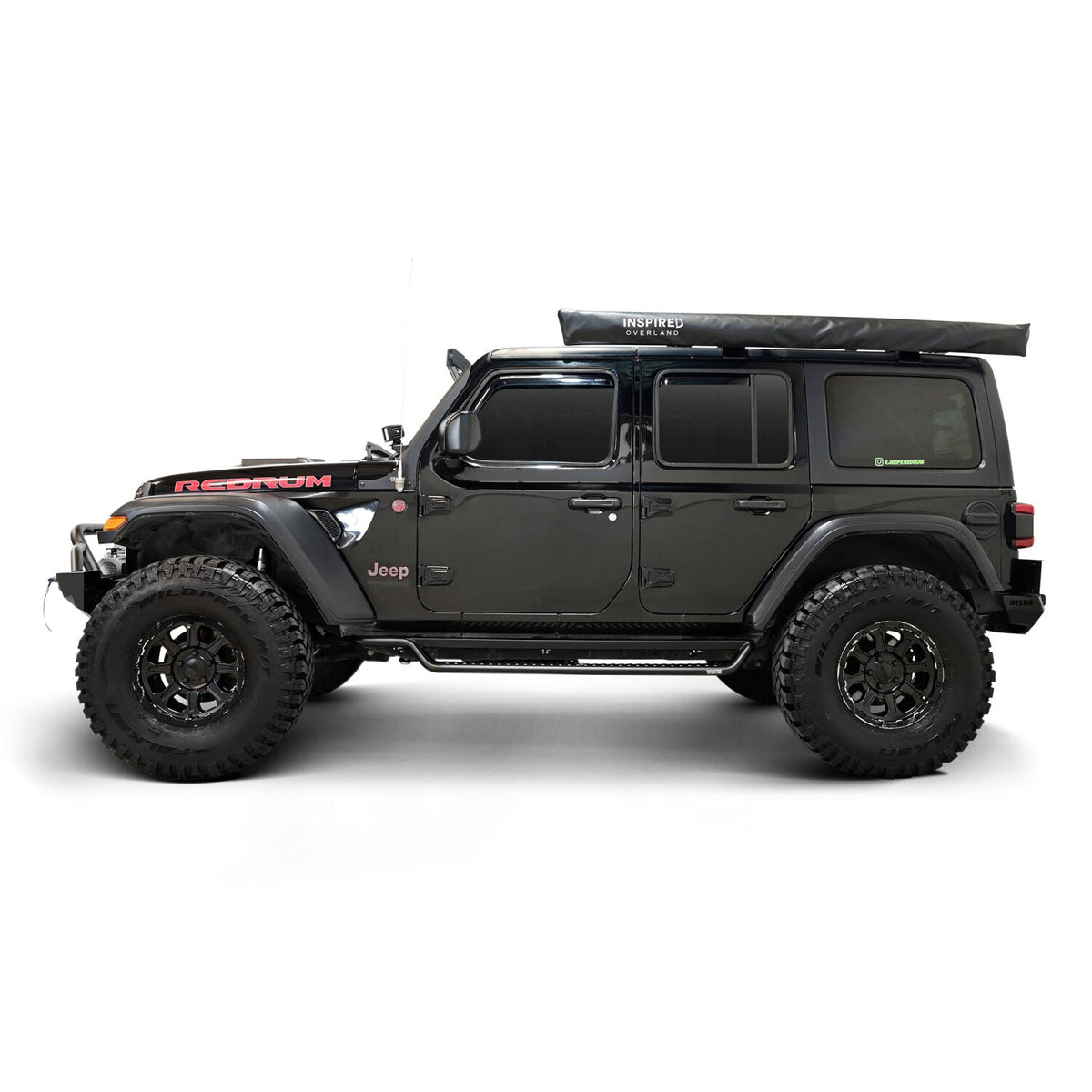 Jeep Wrangler JL 2018-2026 4-Door, Westin Outlaw Drop Running Boards, Textured Black, view 14