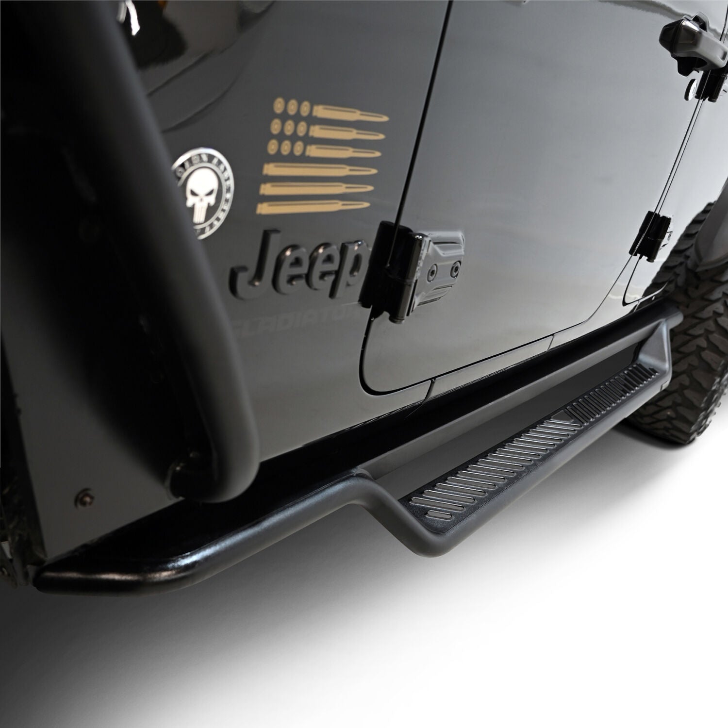 Jeep Gladiator JT 2020-2026, Westin Outlaw Drop Running Boards, Textured Black, view 12