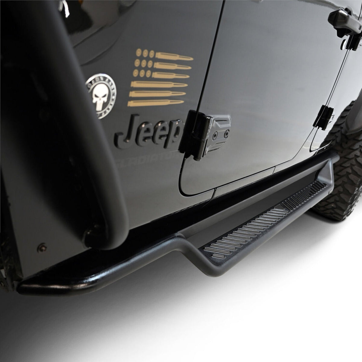 Jeep Gladiator JT 2020-2026, Westin Outlaw Drop Running Boards, Textured Black, view 12