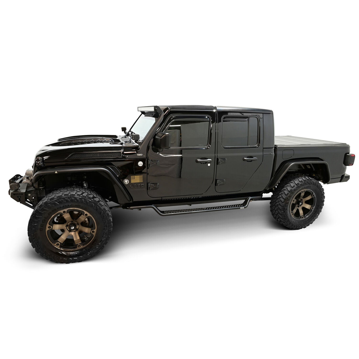 Jeep Gladiator JT 2020-2026, Westin Outlaw Drop Running Boards, Textured Black, view 13