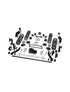Jeep Gladiator JT 2020-2026, TeraFlex 4.5in Sport ST4 Extended-Travel Suspension System, No Shocks