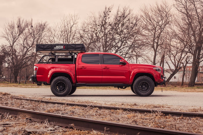 2016-23 Toyota Tacoma Body Armor 4x4 Overland Bed Rack - 5ft Bed