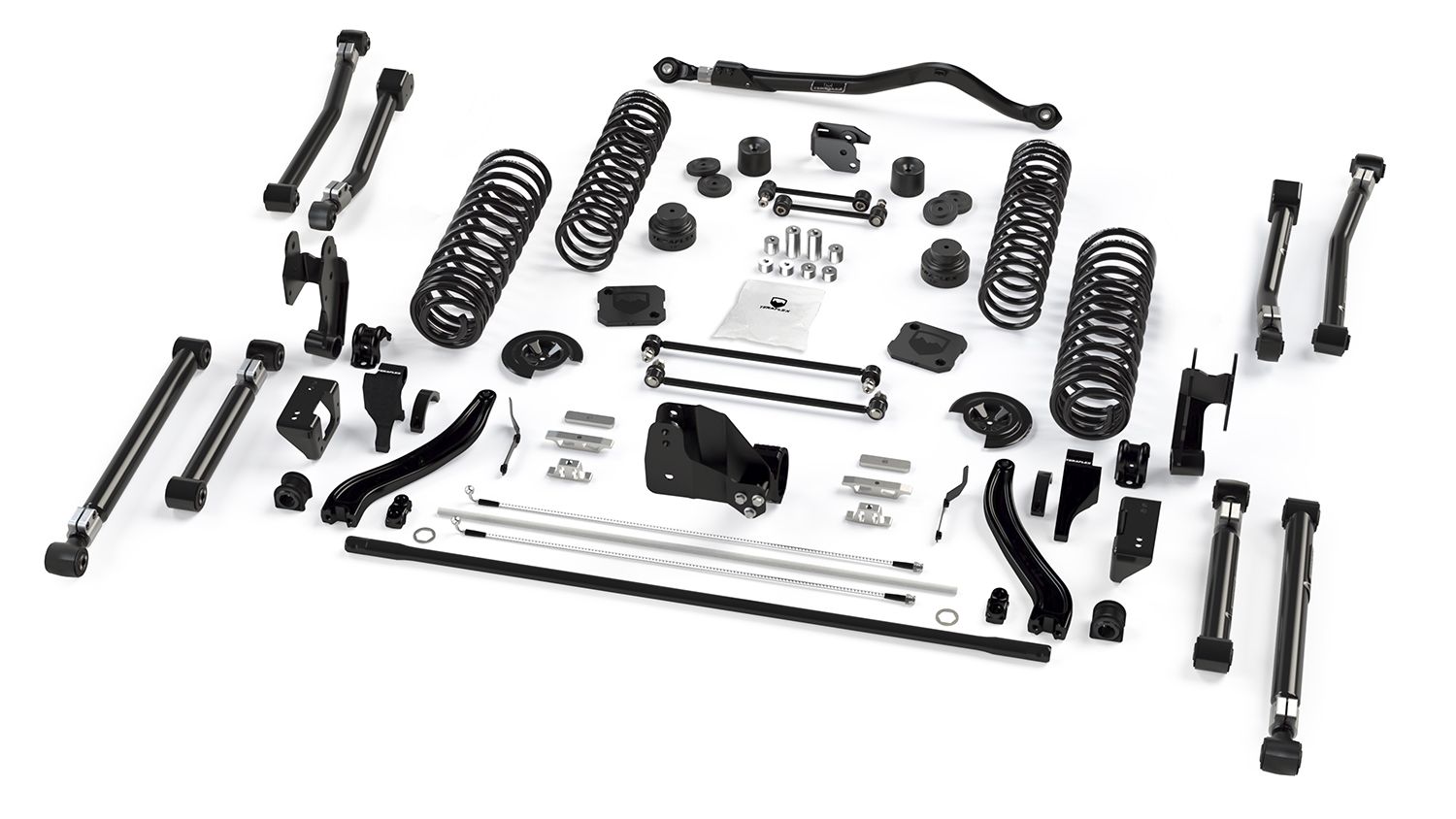 Jeep Gladiator JT 2020-2026, TeraFlex 3.5in Alpine CT3 Short Arm Extended-Travel Suspension System, No Shocks