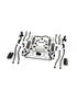 Jeep Gladiator JT 2020-2026, TeraFlex 3.5in Alpine CT3 Long Arm Extended-Travel Suspension System, No Shocks