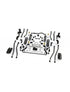 Jeep Gladiator JT 2020-2026, TeraFlex 4.5in Alpine CT4 Long Arm Extended-Travel Suspension System, No Shocks