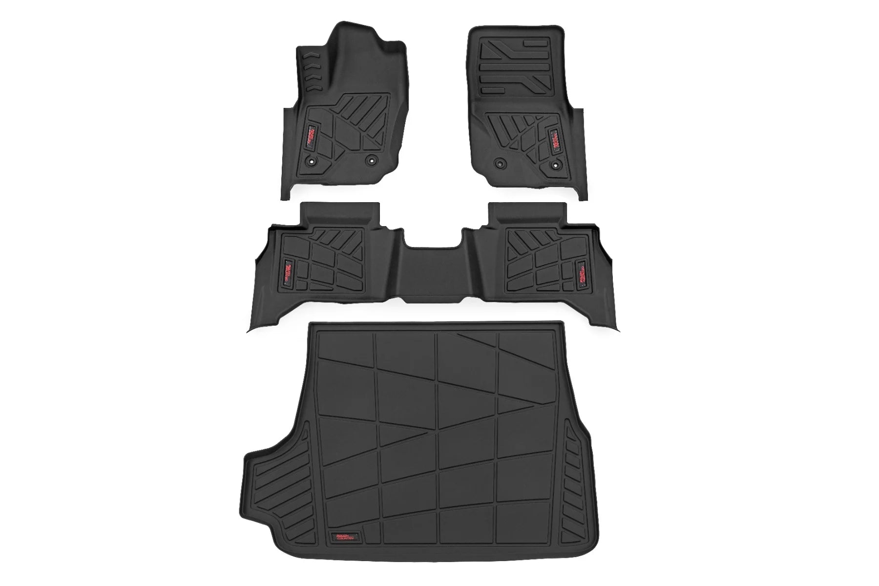 2025-26 Toyota 4Runner Rough Country Sure-Fit Floor Mats