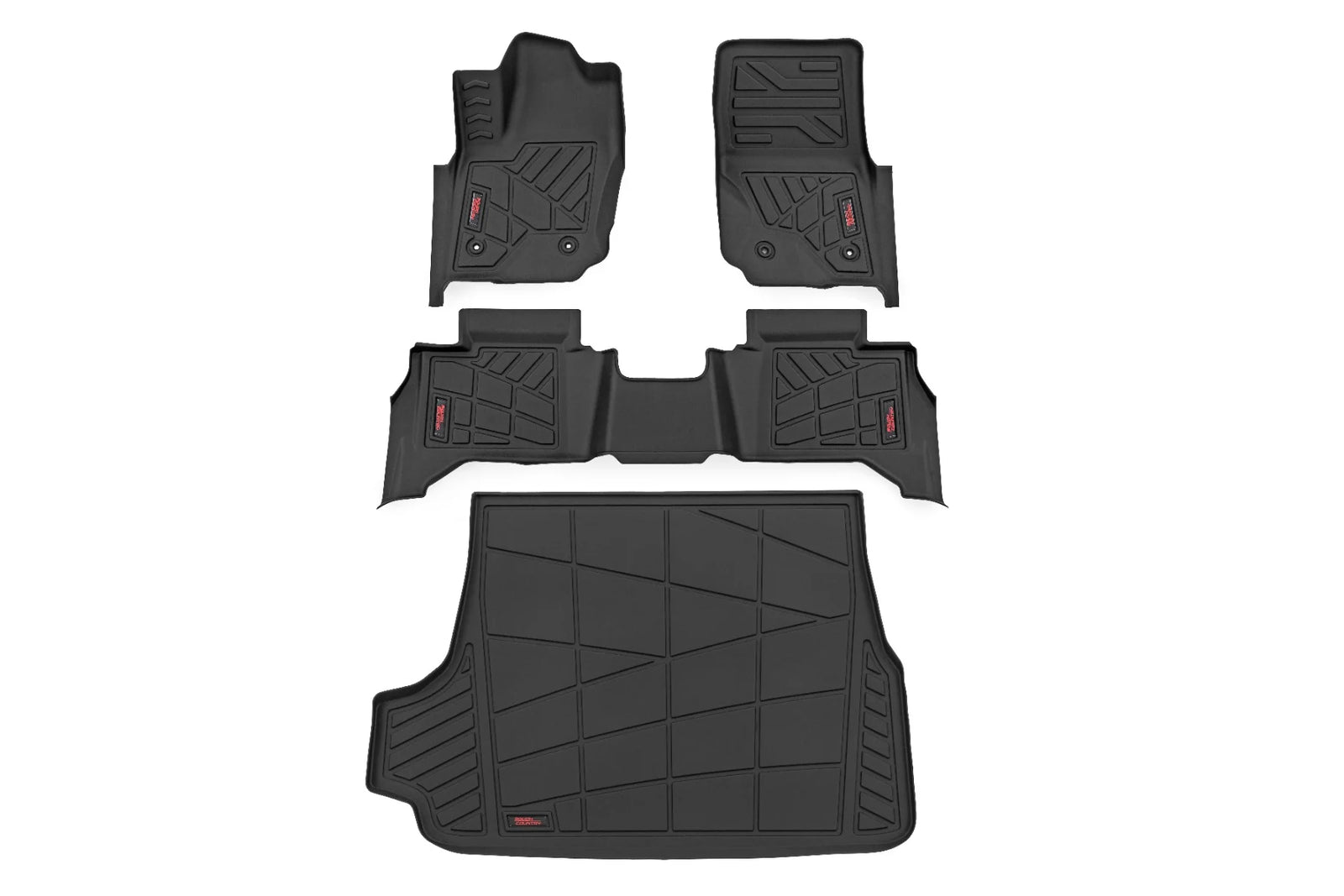 2025-26 Toyota 4Runner Rough Country Sure-Fit Floor Mats