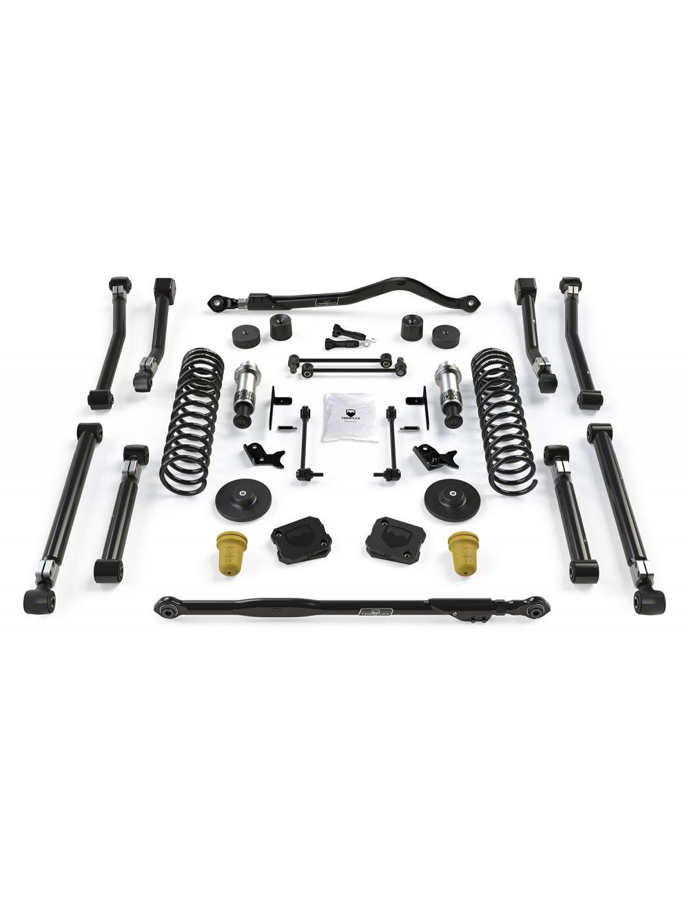 Jeep Gladiator JT 2020-2026, TeraFlex 2.5in Alpine RT2 Short Arm Suspension System, No Shocks