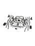 Jeep Gladiator JT 2020-2026, TeraFlex 3.5in Alpine RT3 Long Arm Extended-Travel Suspension System, No Shocks
