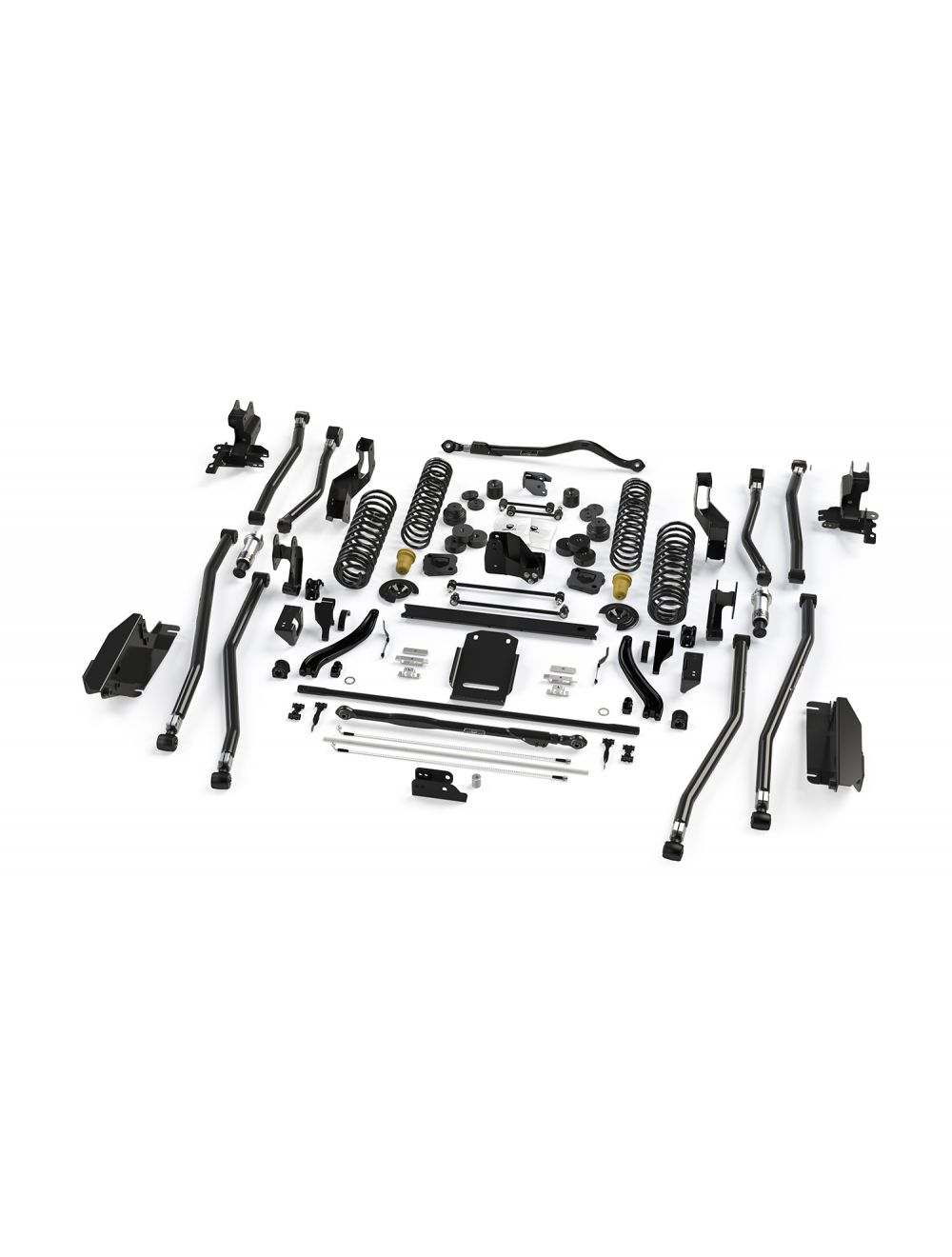 Jeep Gladiator JT 2020-2026, TeraFlex 4.5in Alpine RT4 Long Arm Extended-Travel Suspension System, No Shocks