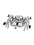 Jeep Gladiator JT 2020-2026, TeraFlex 4.5in Alpine RT4 Long Arm Extended-Travel Suspension System, No Shocks