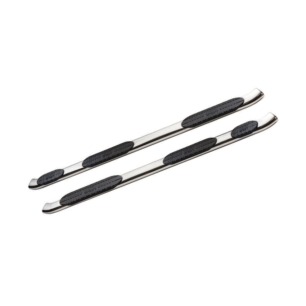 Chevrolet Silverado 2500 HD/3500 HD & GMC Sierra 2500 HD/3500 HD 2007-2019, Westin PRO TRAXX 5 Oval W2W Nerf Step Bars, Crew Cab, Polished