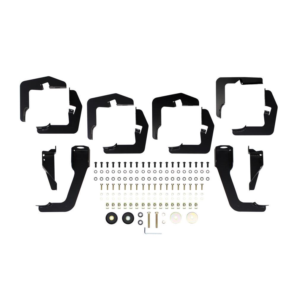 Chevrolet Silverado & GMC Sierra 1500/2500 HD/3500 HD 2007-2018 Extended Cab, Westin PRO TRAXX 5 Oval W2W Nerf Step Bars, Black, view 5