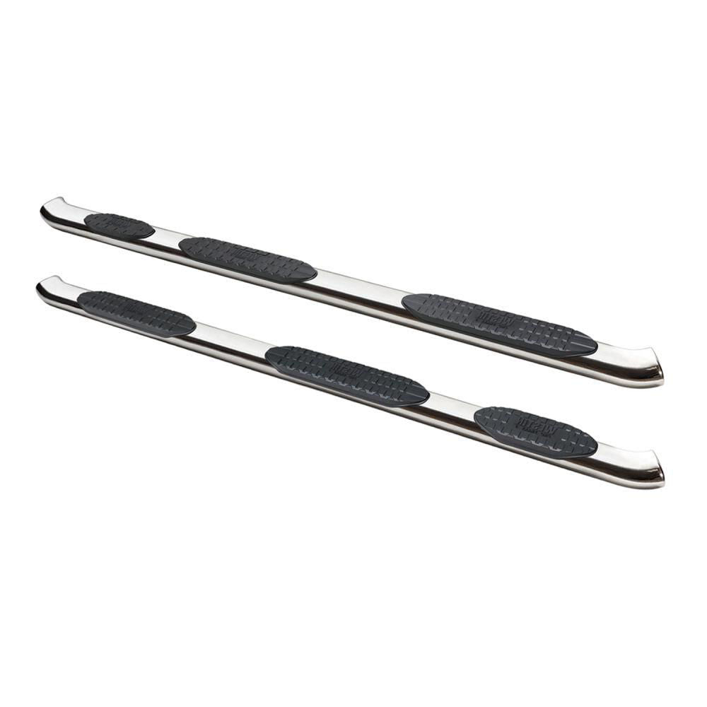 Chevrolet Silverado 1500 & GMC Sierra 1500 2019-2026 Crew Cab, Westin PRO TRAXX 5 Oval Wheel-to-Wheel Nerf Step Bars, 79.4in Bed, Polished, view 2