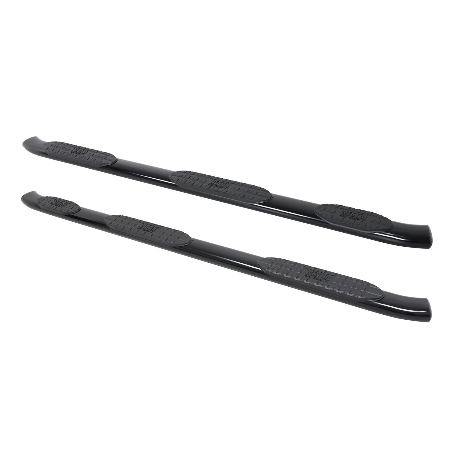 Chevrolet Silverado 1500 & GMC Sierra 1500 2019-2026 Crew Cab, Westin PRO TRAXX 5 Oval Wheel-to-Wheel Nerf Step Bars, 79.4in Bed, Black, view 2