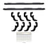 Chevrolet Silverado 1500 & GMC Sierra 1500 2019-2026 Crew Cab, Westin PRO TRAXX 5 Oval Wheel-to-Wheel Nerf Step Bars, 79.4in Bed, Black, view 4