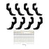 Chevrolet Silverado 1500 & GMC Sierra 1500 2019-2026 Crew Cab, Westin PRO TRAXX 5 Oval Wheel-to-Wheel Nerf Step Bars, 79.4in Bed, Black, view 5