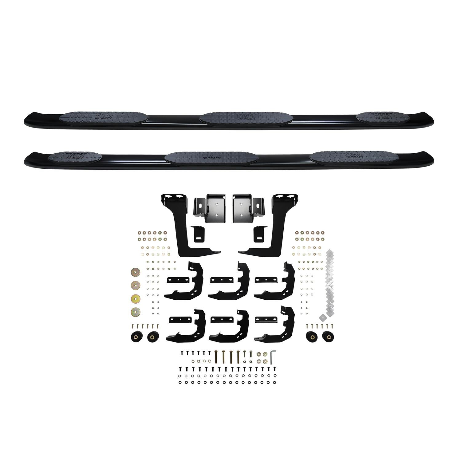 Ram 1500 2019-2026 Crew Cab, Westin PRO TRAXX 5 Oval Wheel-to-Wheel Nerf Step Bars, 76.3in Bed, Black, view 4