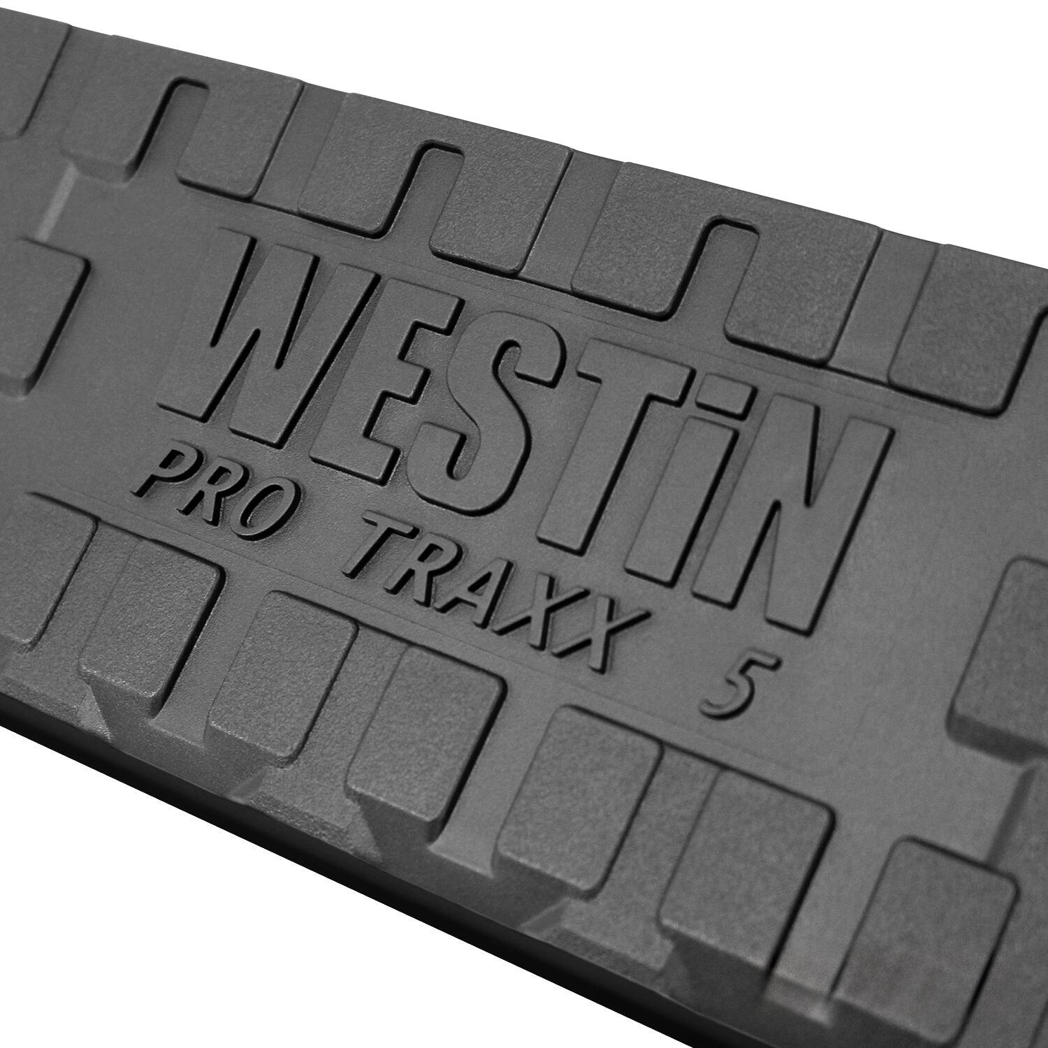 Ram 1500 2019-2026 Crew Cab, Westin PRO TRAXX 5 Oval Wheel-to-Wheel Nerf Step Bars, 76.3in Bed, Black, view 6
